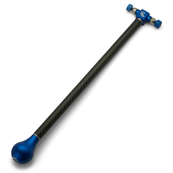 KECO Knockdown Hammer with Striker Holder and Round/Flat Pivot Tips - 12 Inch Carbon Handle