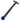 KECO Knockdown Hammer with Striker Holder and Round/Flat Pivot Tips - 8 Inch Carbon Handle