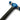 KECO Knockdown Hammer with Striker Holder and Round/Flat Pivot Tips - 12 Inch Carbon Handle