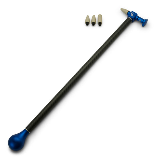 KECO Knockdown Hammer with Striker Holder and PEEK Tips - 16 Inch Carbon Handle