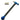 KECO Knockdown Hammer with Striker Holder and PEEK Tips - 8 Inch Carbon Handle