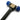 KECO Knockdown Hammer with Aluminum Head, Hard/Soft Tips - 16 Inch Carbon Fiber Handle