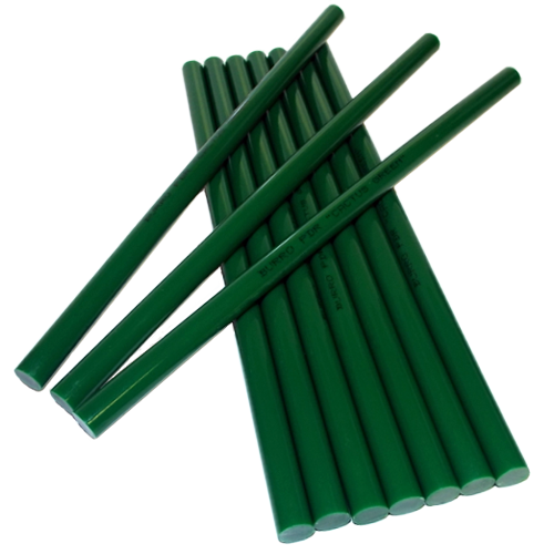 A72G - 10 Pack Cactus Green PDR Glue Sticks - Warm, Moderate to Cool Weather