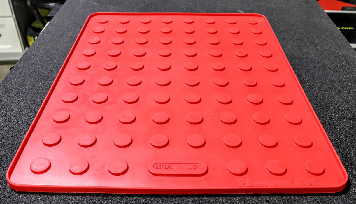 MagnaTek 21 x 17 Red Magnetic PDR Tool Mat — Keco Tabs, Magnetic Mat 